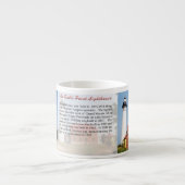 Au Sable Point Lighthouse history espresso mok (Voorkant)