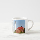 Au Sable Point Lighthouse history espresso mok (Rechts)