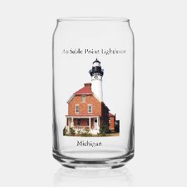 Au Sable Point Lighthouse kan glas