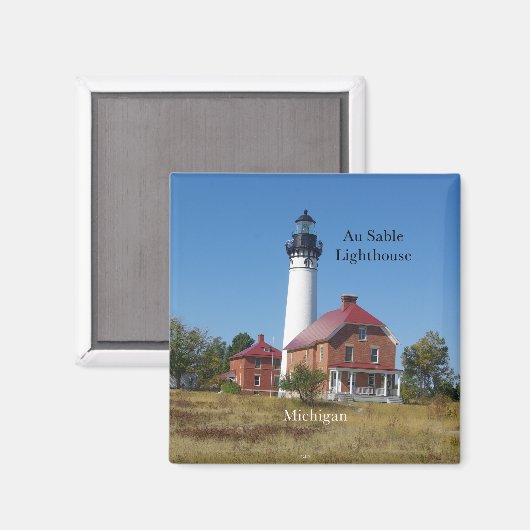 Au Sable Point Lighthouse magnet (Voorkant / Achterkant)
