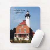 Au Sable Point Lighthouse mousepad Muismat (Met muis)
