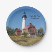 Au Sable Point Lighthouse paper bord (Voorkant)