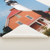 Au Sable Point Lighthouse Sherpa Deken (3/4)