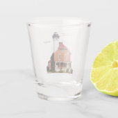 Au Sable Point Lighthouse shot glass Shot Glas (Achterkant)