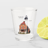 Au Sable Point Lighthouse shot glass Shot Glas (Voorkant)