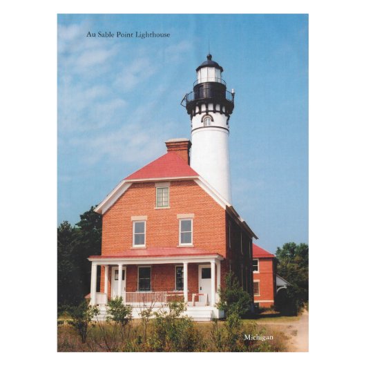 Au Sable Point Lighthouse Tafelkleed (Voorkant)