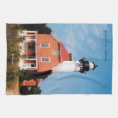 Au Sable Point Lighthouse Theedoek (Horizontaal)