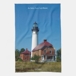 Au Sable Point-vuurtoren Theedoek