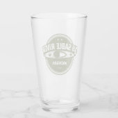 Au Sable River Michigan Kayaking Glas (Achterkant)