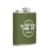 Au Sable River Michigan Kayaking Heupfles (Rechts)