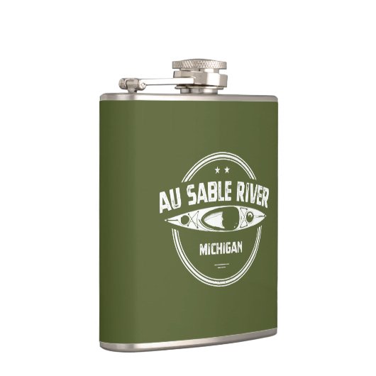 Au Sable River Michigan Kayaking Heupfles (Rechts)