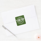 Au Sable River Michigan Kayaking Vierkante Sticker (Envelop)