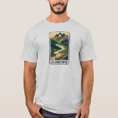 Au Sable River Michigan kleuren T-shirt (Voorkant)
