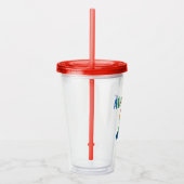 Au-some Autisme Bewustheid Acryl Drinkbeker (Rechts)