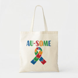 Au-some Autisme Bewustheid Tote Bag