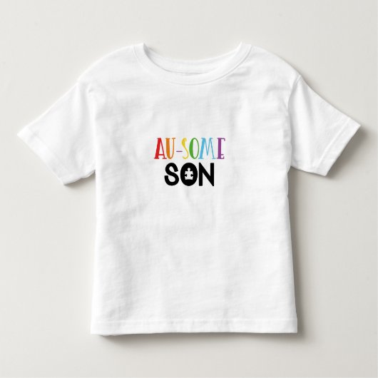 Au-some zoon kinder shirts (Voorkant)