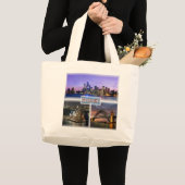 AU Sydney by Night - Opera House - HArbour Bridge Grote Tote Bag (Voorkant (product))