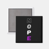 Aual Nope Ace Pride Flag Kwaliteit LGBT Gemeenscha Magneet (Voorkant / Achterkant)