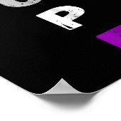 Aual Nope Ace Pride Flag Kwaliteit LGBT Gemeenscha Poster (Hoek)