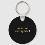 Aual Symbol Funny Pride Lgbtq Ace  Sleutelhanger (Voorkant)