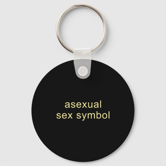 Aual Symbool Grappige Strijd LGBTQ Ace Sleutelhanger (Voorkant)