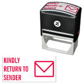 "AUB RETOURNEER ZENDER" Stempel (In situ)