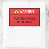 Aub Zorgvuldig Behandelen Labels voor Verzenddozen (Tas)