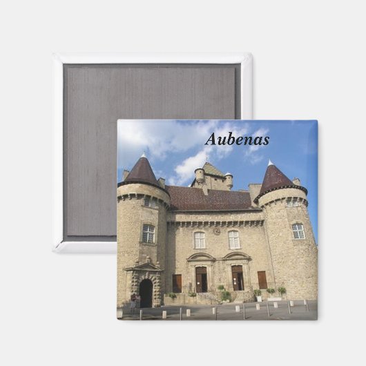 Aubenas - magneet (Voorkant / Achterkant)