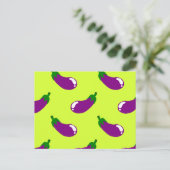 Aubergine Briefkaart (Staand voorkant)