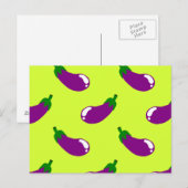 Aubergine Briefkaart (Voorkant / Achterkant)