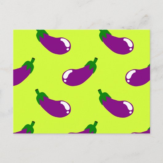 Aubergine Briefkaart (Voorkant)