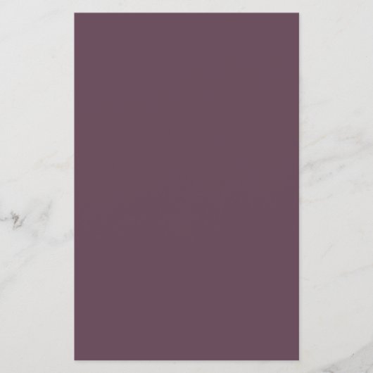 Aubergine Effen Kleur Flyer (Voorkant)