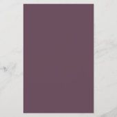 Aubergine Effen Kleur Flyer (Achterkant)