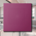 Aubergine effen kleur | Klassiek Elegant Tegeltje<br><div class="desc">Aubergine effen kleur | Klassiek | Elegant | Trendy | Stijlvol | Cadeau</div>
