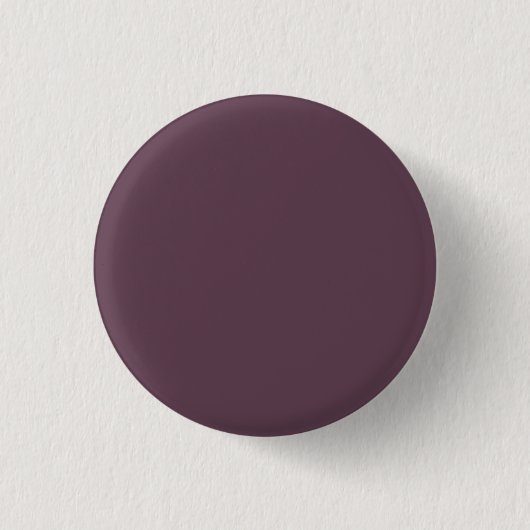 Aubergine Effen Kleur Ronde Button 3,2 Cm (Voorkant)