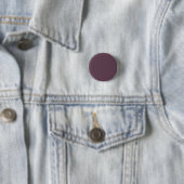 Aubergine Effen Kleur Ronde Button 3,2 Cm (In situ)