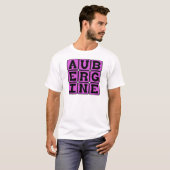 Aubergine, Eierplant T-shirt (Voorkant volledig)