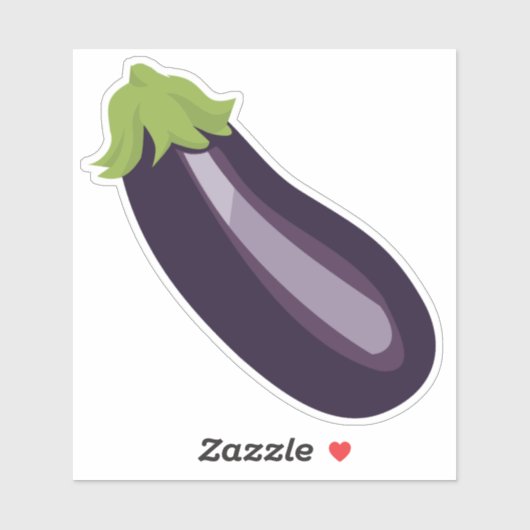 Aubergine Emoji Sticker (Vel)
