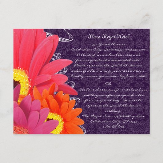 Aubergine Gerber Informatiekaartje (Voorkant)