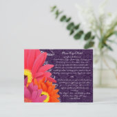 Aubergine Gerber Informatiekaartje (Staand voorkant)