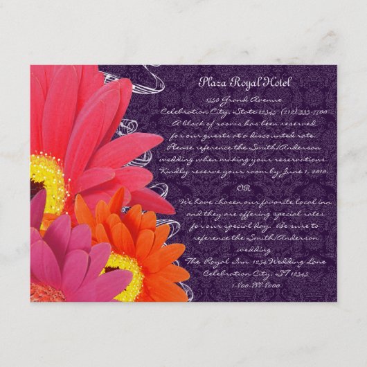 Aubergine Gerber Informatiekaartje (Voorkant)