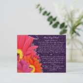 Aubergine Gerber Informatiekaartje (Staand voorkant)