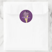 Aubergine Icecream Sticker (Tas)