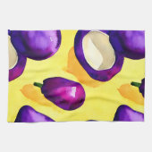 Aubergine - Keuken theedoek (Horizontaal)