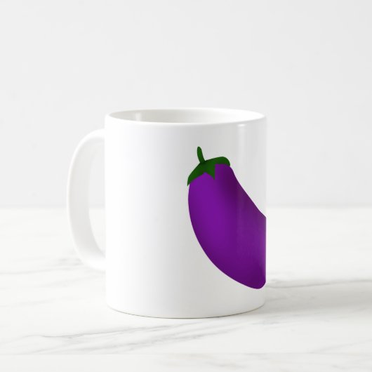 Aubergine Koffiemok (Voorkant links)