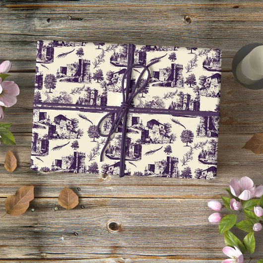 Aubergine Landscape Tool Cadeaupapier