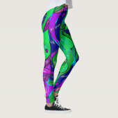 Aubergine & Limoen Leggings (Rechts)