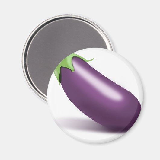 Aubergine Magneet (Voorkant / Achterkant)