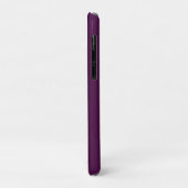 Aubergine Paarse Classic Solid Plain Case-Mate iPhone Case (Achterkant/links)