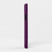 Aubergine Paarse Classic Solid Plain Case-Mate iPhone Case (Achterkant/rechts)